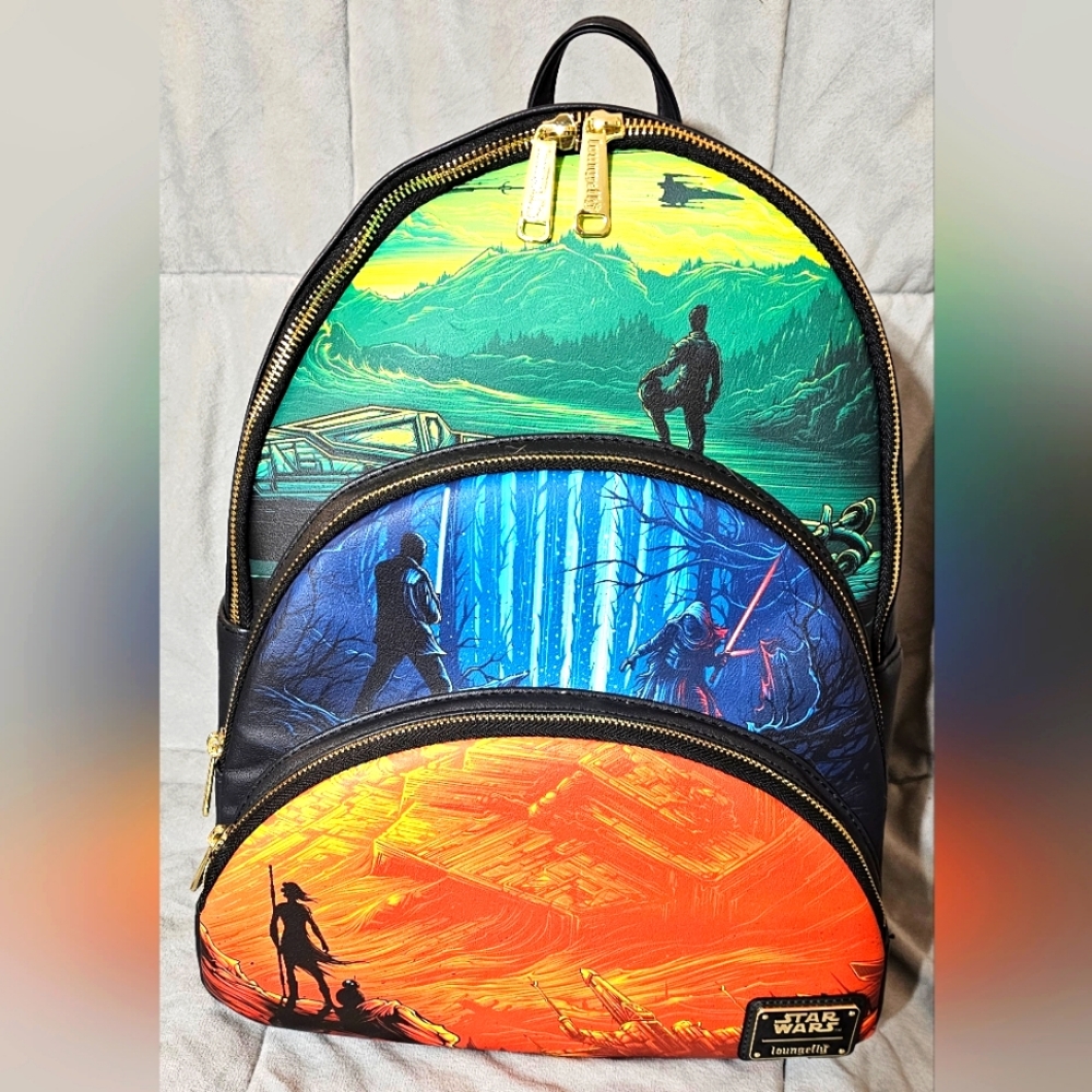 NWT Disney 100 Exclusive Star Wars Loungefly Backpack